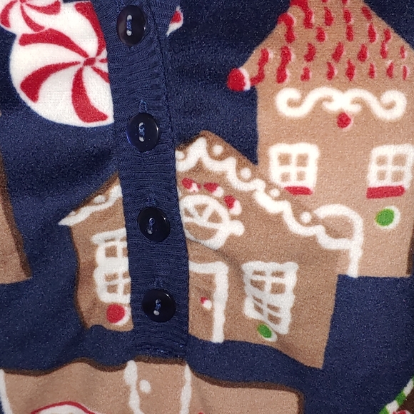 Disney Mickey and Minnie gingerbread pajamas.  SIZE M. 8-10 - Picture 3 of 8